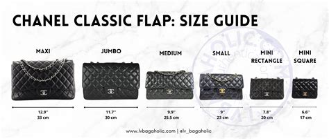 chanel flap large|Chanel bag size chart.